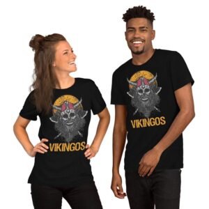 Camiseta de manga corta unisex "Vikingos"