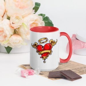 Taza color interior "Ángel"