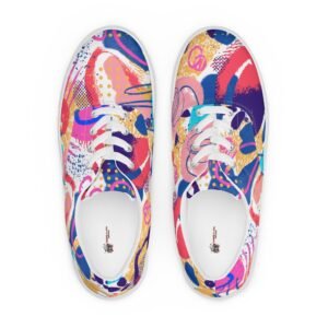 Zapatillas de lona con cordones para hombre "Collage"