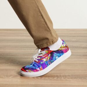 Zapatillas de lona con cordones para hombre "Colorful Splash"