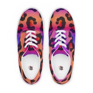 Zapatillas de lona con cordones para hombre "Animal Print D"