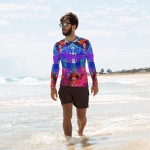 Camiseta técnica para hombre "Colorful Splash"