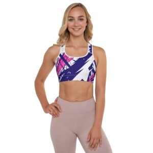 Sujetador deportivo con relleno "Purple Pink"