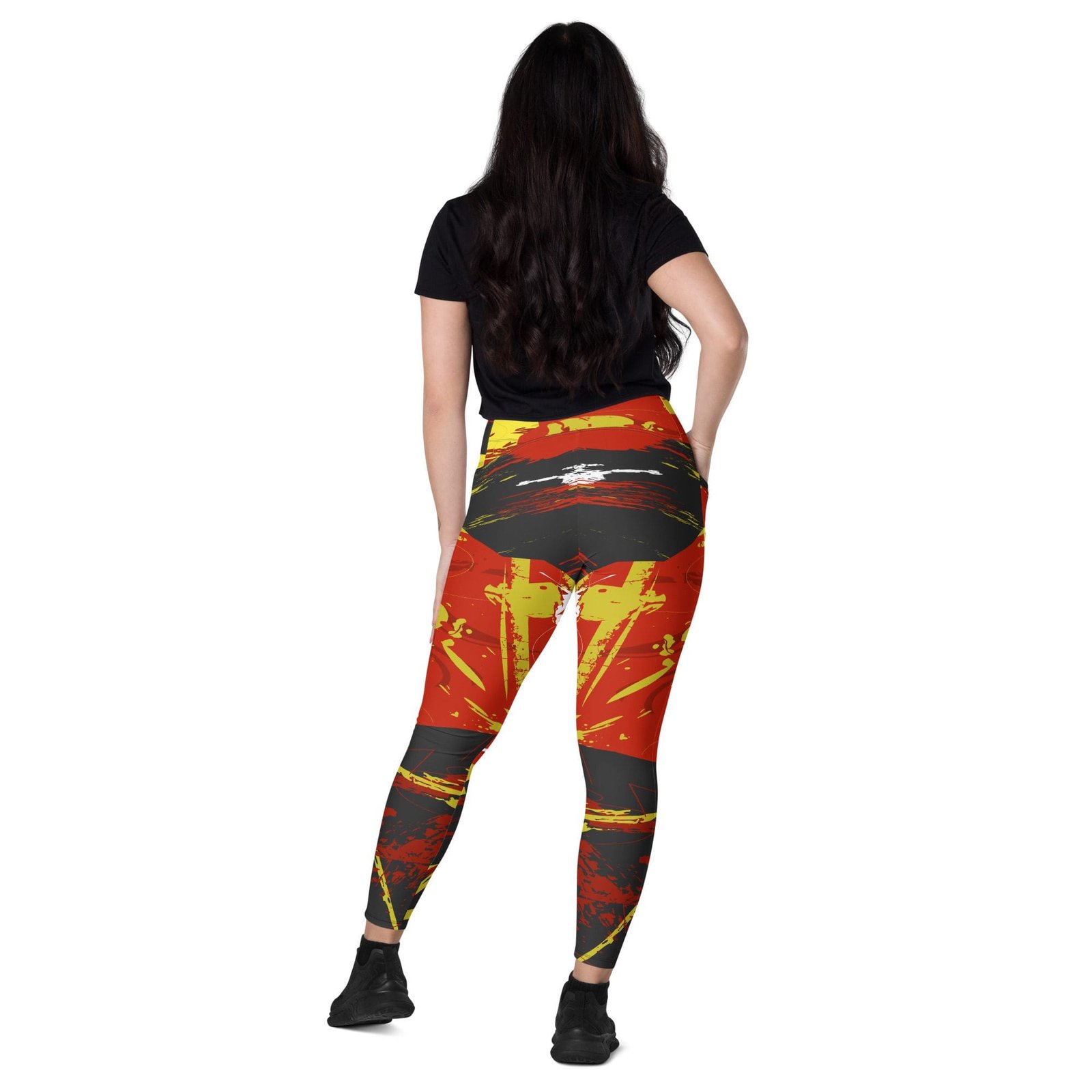 Leggings de cintura cruzada con bolsillos "Spanish Feel" - Imagen 6