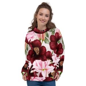 Sudadera con capucha unisex "Elegant Floral"