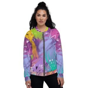 Chaqueta bomber unisex "Abstract"