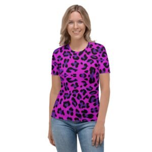 Camiseta para mujer "Purple Animal Print"