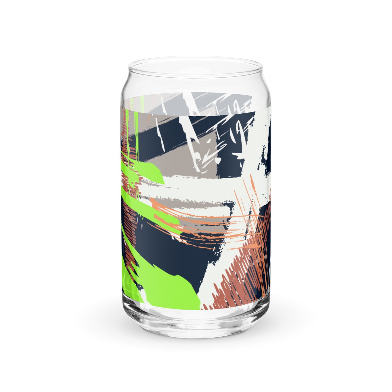 Vaso con forma de lata 16 oz "Abstract pink blue" - Imagen 8