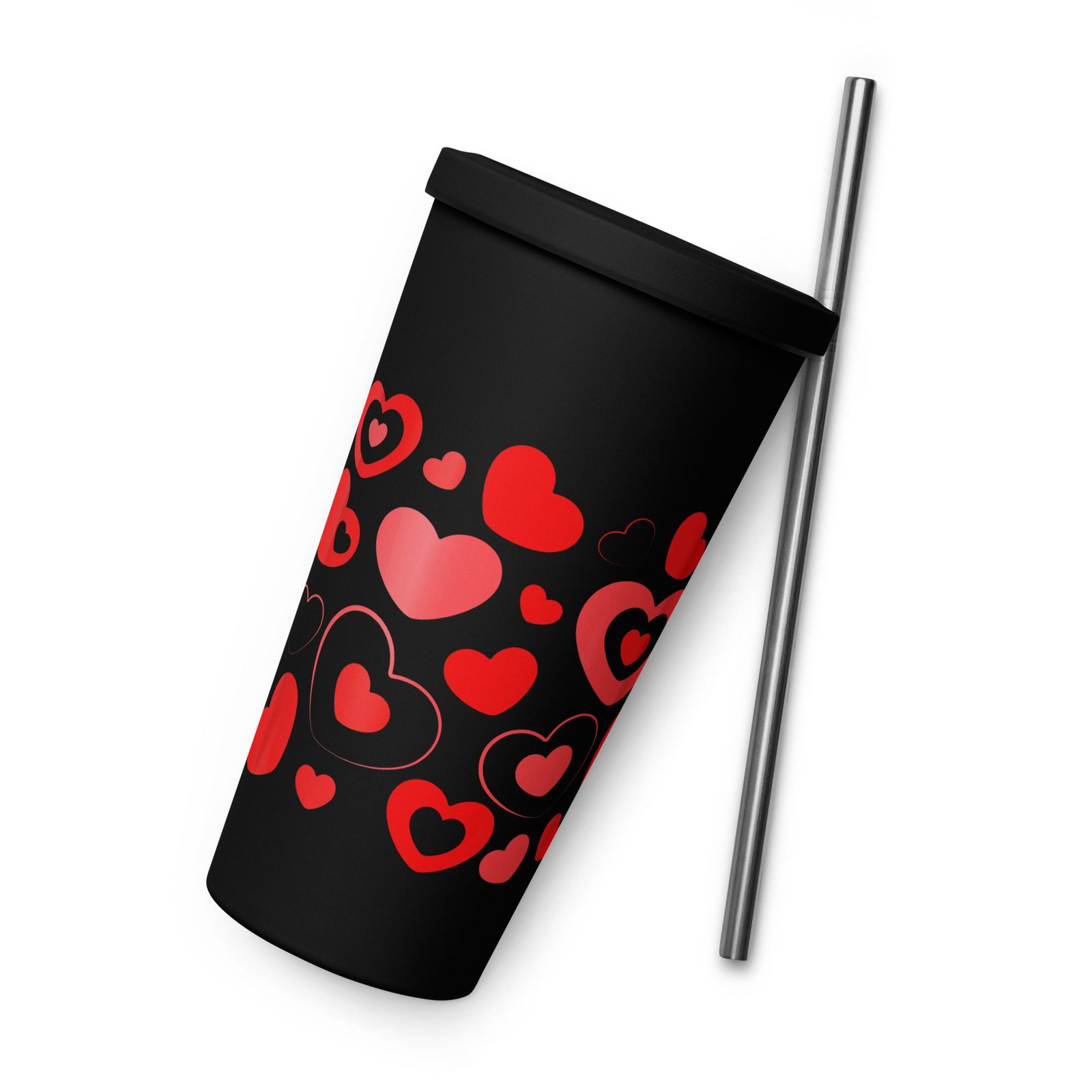 Vaso térmico de acero inoxidable 20 oz. "Color hearts" - Imagen 4