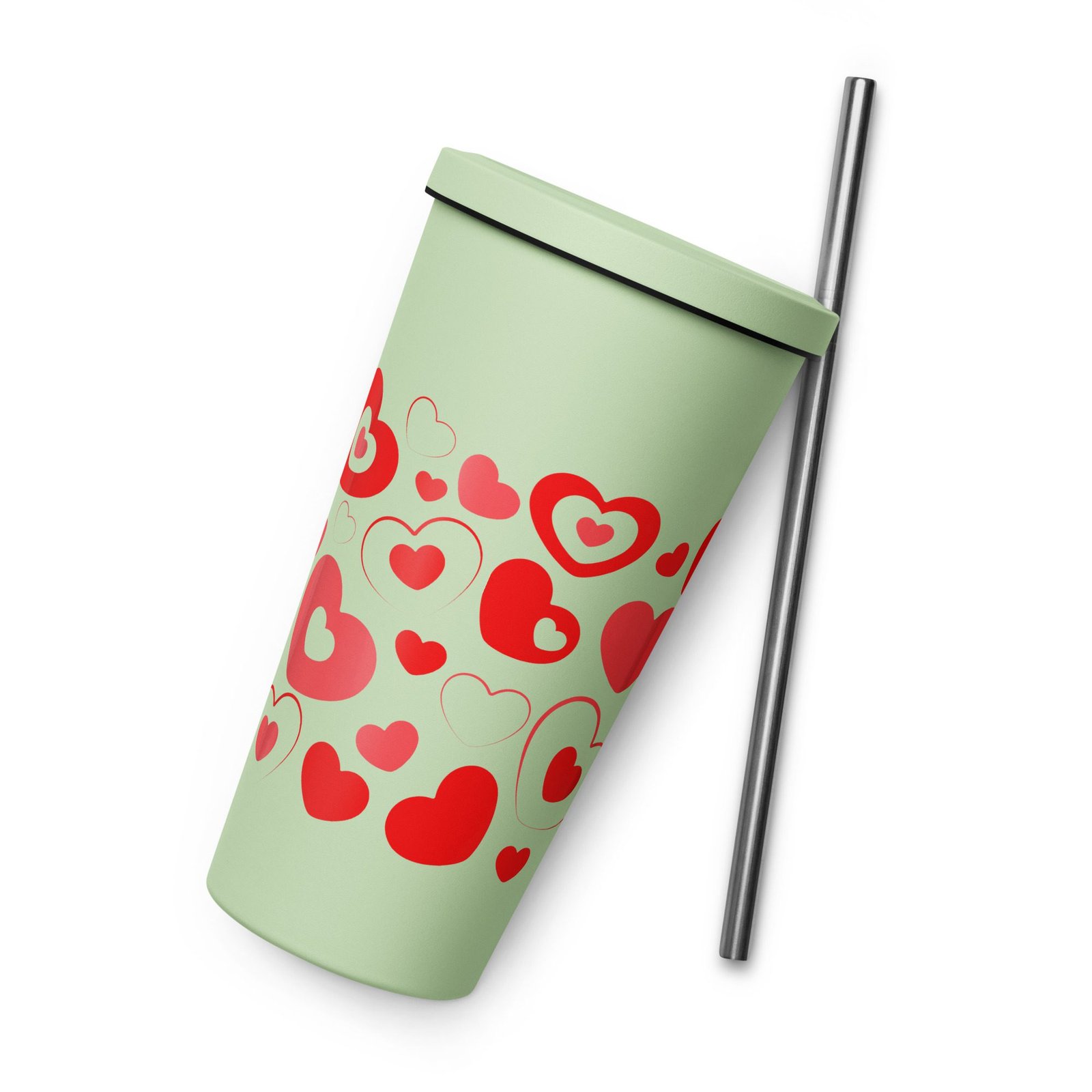 Vaso térmico de acero inoxidable 20 oz. "Color hearts" - Imagen 14