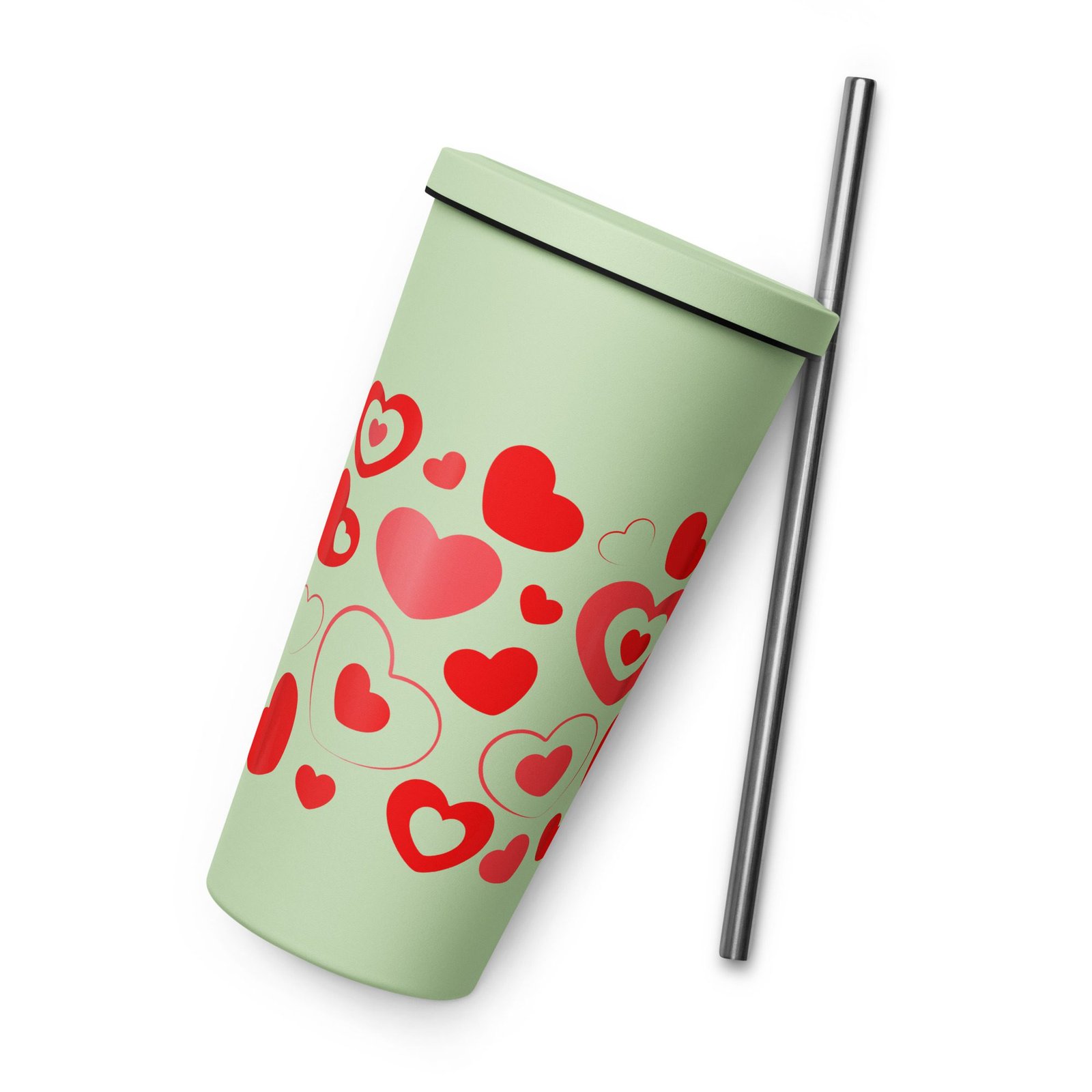 Vaso térmico de acero inoxidable 20 oz. "Color hearts" - Imagen 16