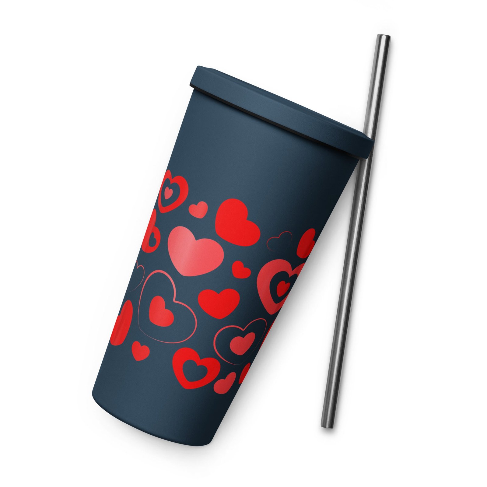 Vaso térmico de acero inoxidable 20 oz. "Color hearts" - Imagen 8
