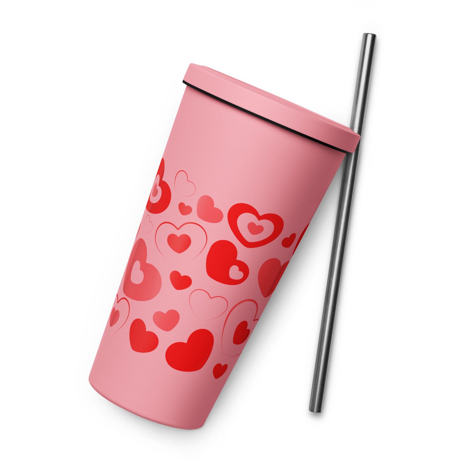 Vaso térmico de acero inoxidable 20 oz. "Color hearts" - Imagen 10