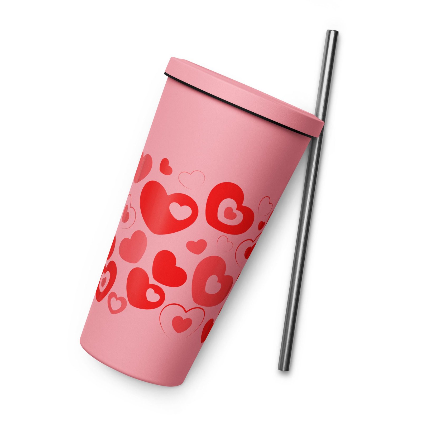 Vaso térmico de acero inoxidable 20 oz. "Color hearts" - Imagen 11