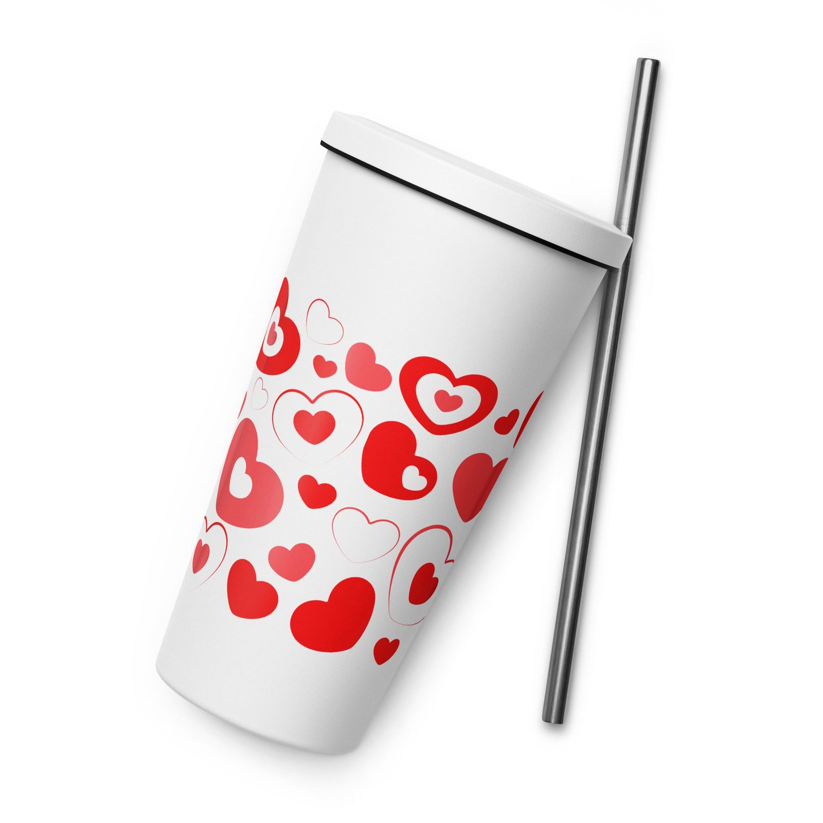 Vaso térmico de acero inoxidable 20 oz. "Color hearts" - Imagen 18