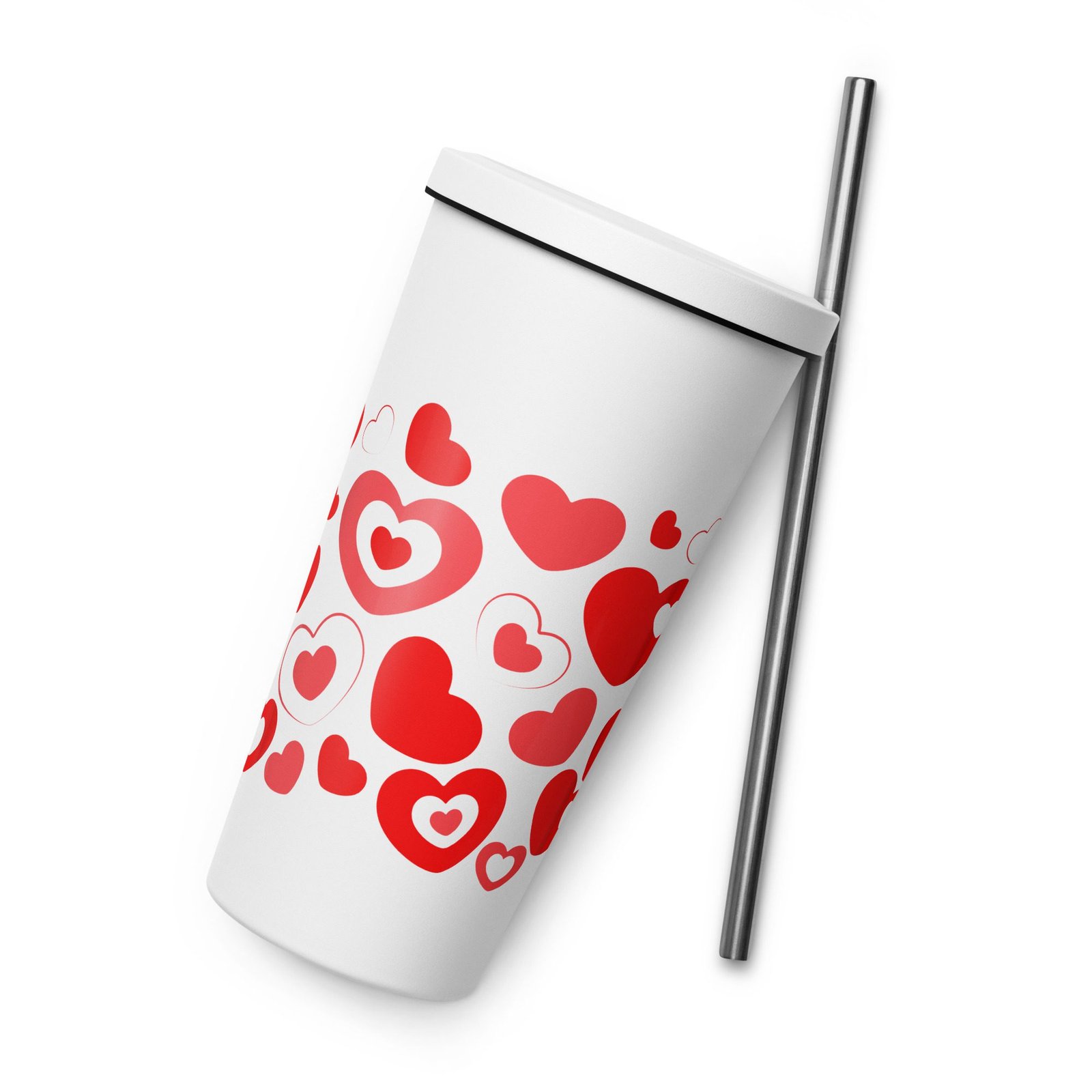 Vaso térmico de acero inoxidable 20 oz. "Color hearts" - Imagen 17