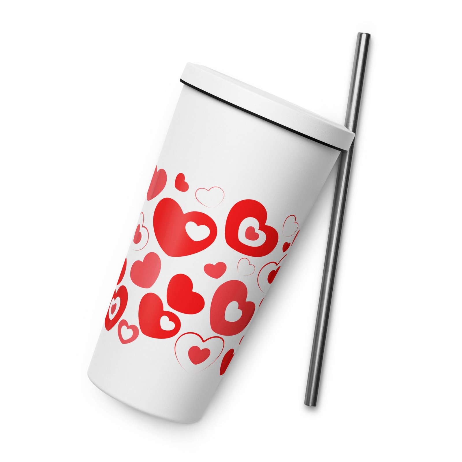 Vaso térmico de acero inoxidable 20 oz. "Color hearts" - Imagen 19