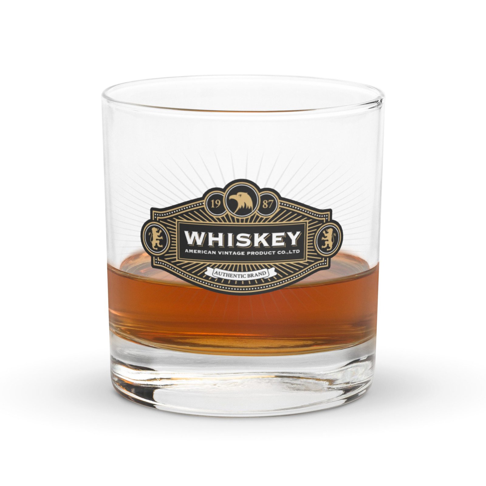 Vaso old fashioned "Whiskey Vintage"