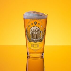 Vaso de cerveza 16 oz. "Antique beer"