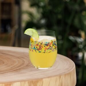 Copa de vino sin pie 15 oz "Colors wine"