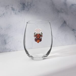Copa de vino sin pie 15 oz "Spanish bull"