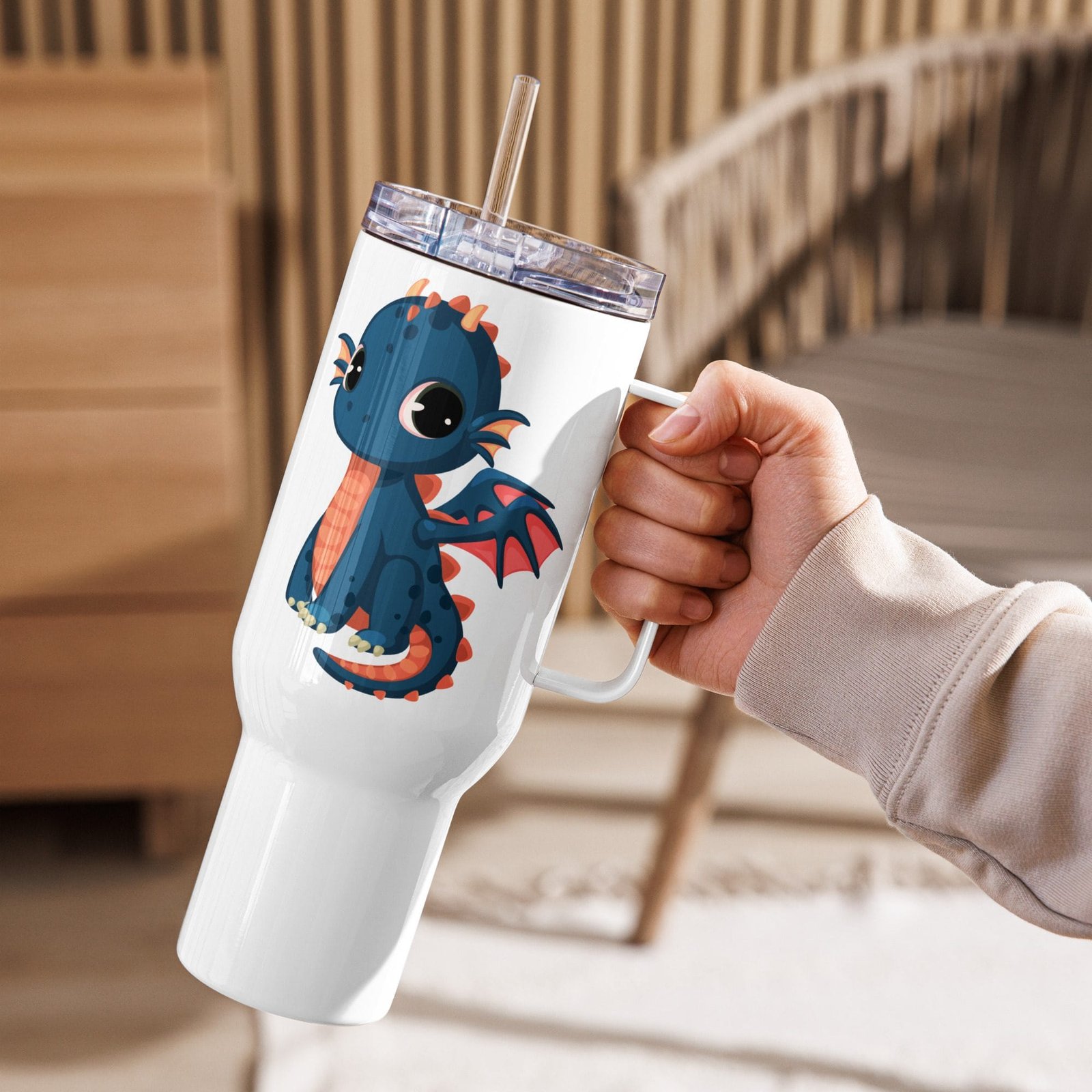 Termo con asa 40 oz. "Little dragon"