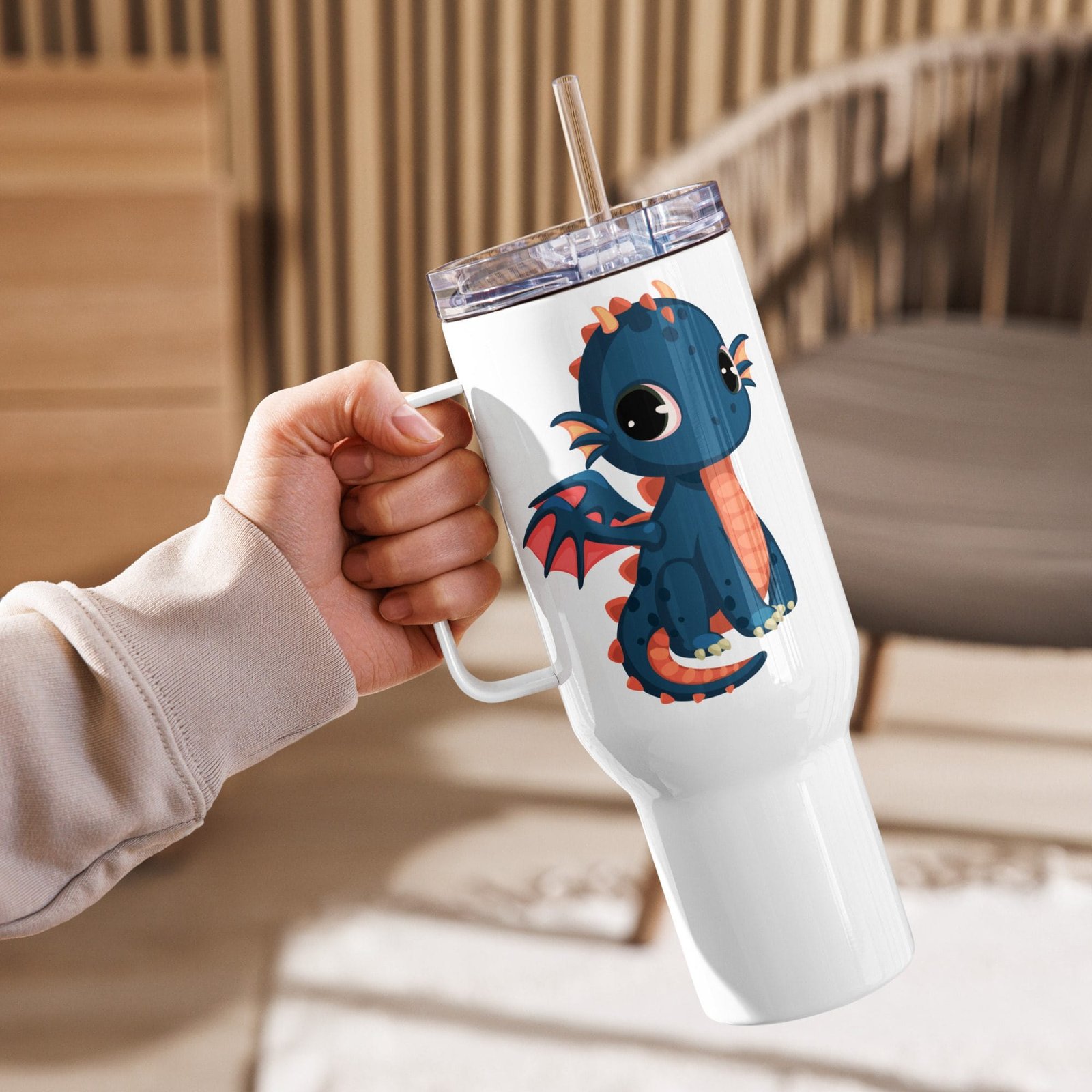 Termo con asa 40 oz. "Little dragon" - Imagen 2