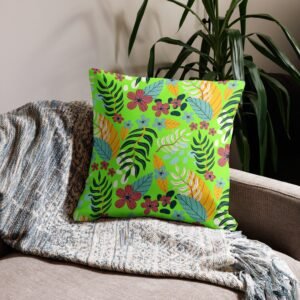 Cojín premium "Garden lima"