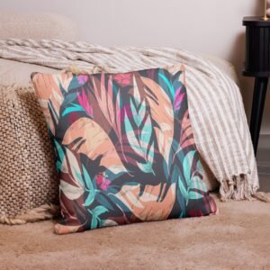 Funda de cojín premium "Plant mix"