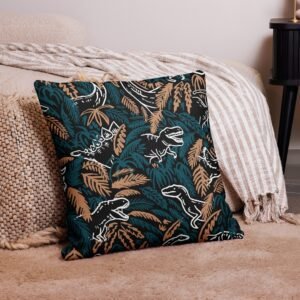 Funda de cojín premium "Dinosaurus"