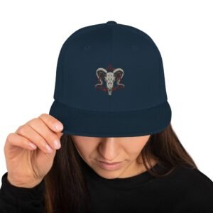 Gorra snapback clásica "Goat skull"