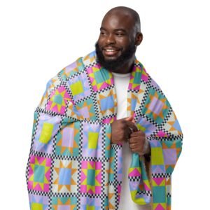 Manta sherpa "Patchwork"