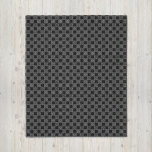 Manta "Grey patchwork"