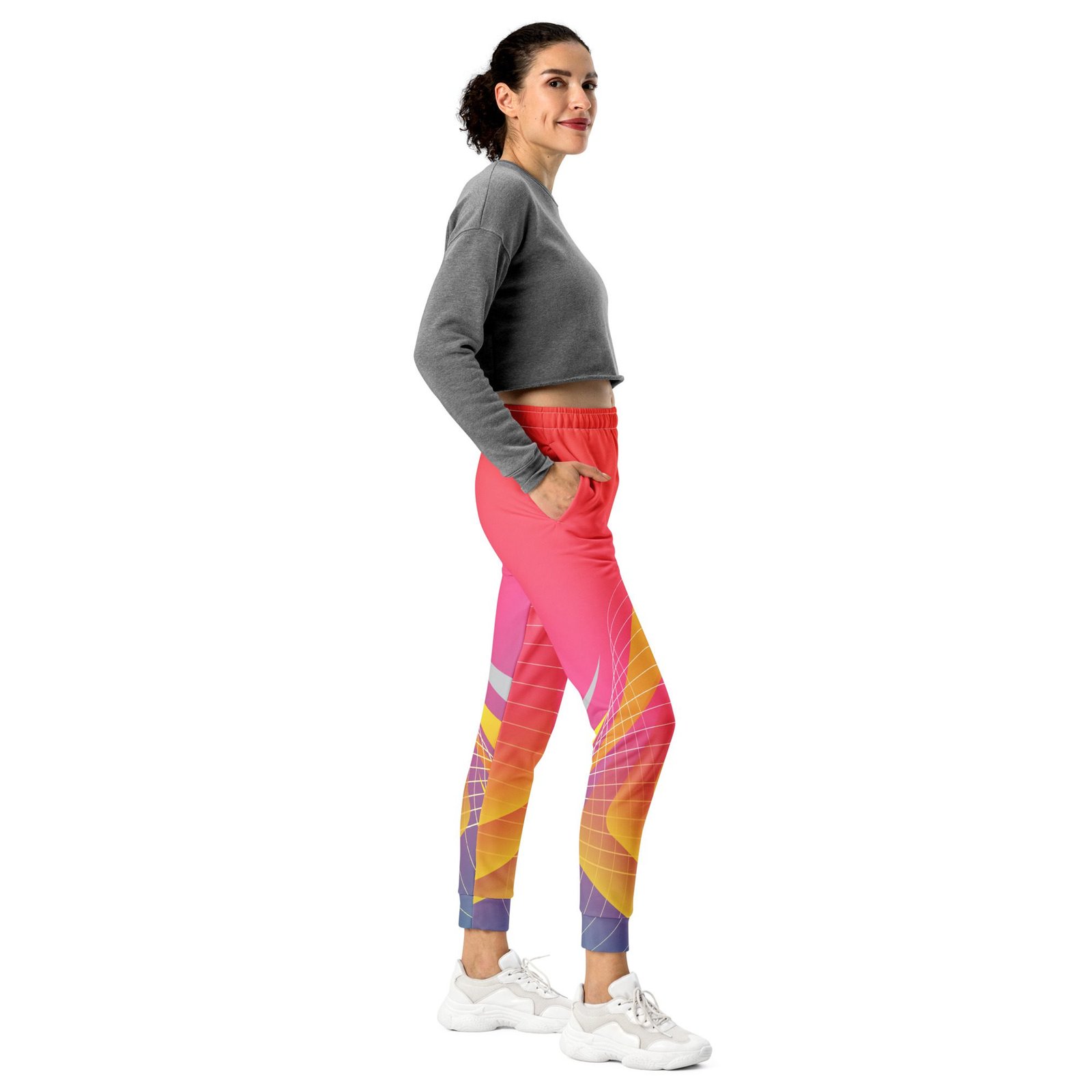 Pantalón de chándal reciclado para mujer "Basket" - Imagen 4