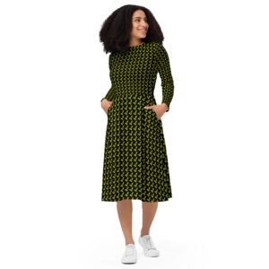 Vestido midi con manga larga "VF Style"