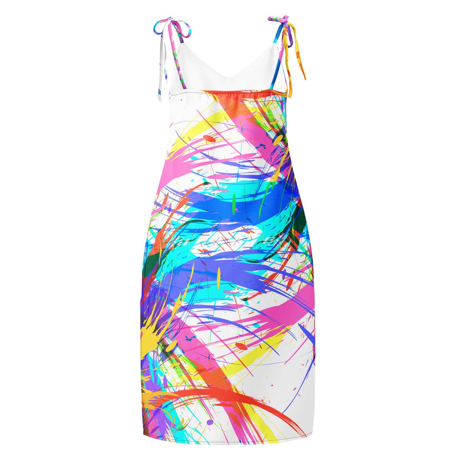 Vestido midi con tirantes ajustables "Happy paint" - Imagen 3