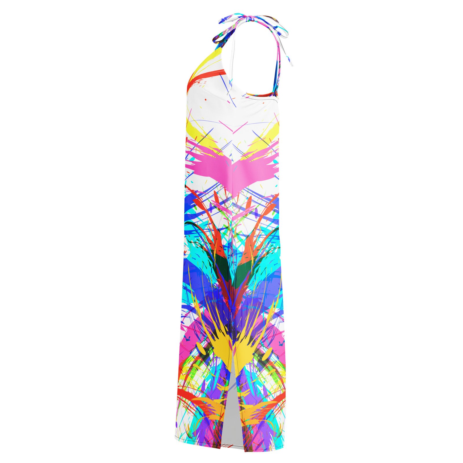Vestido midi con tirantes ajustables "Happy paint" - Imagen 4
