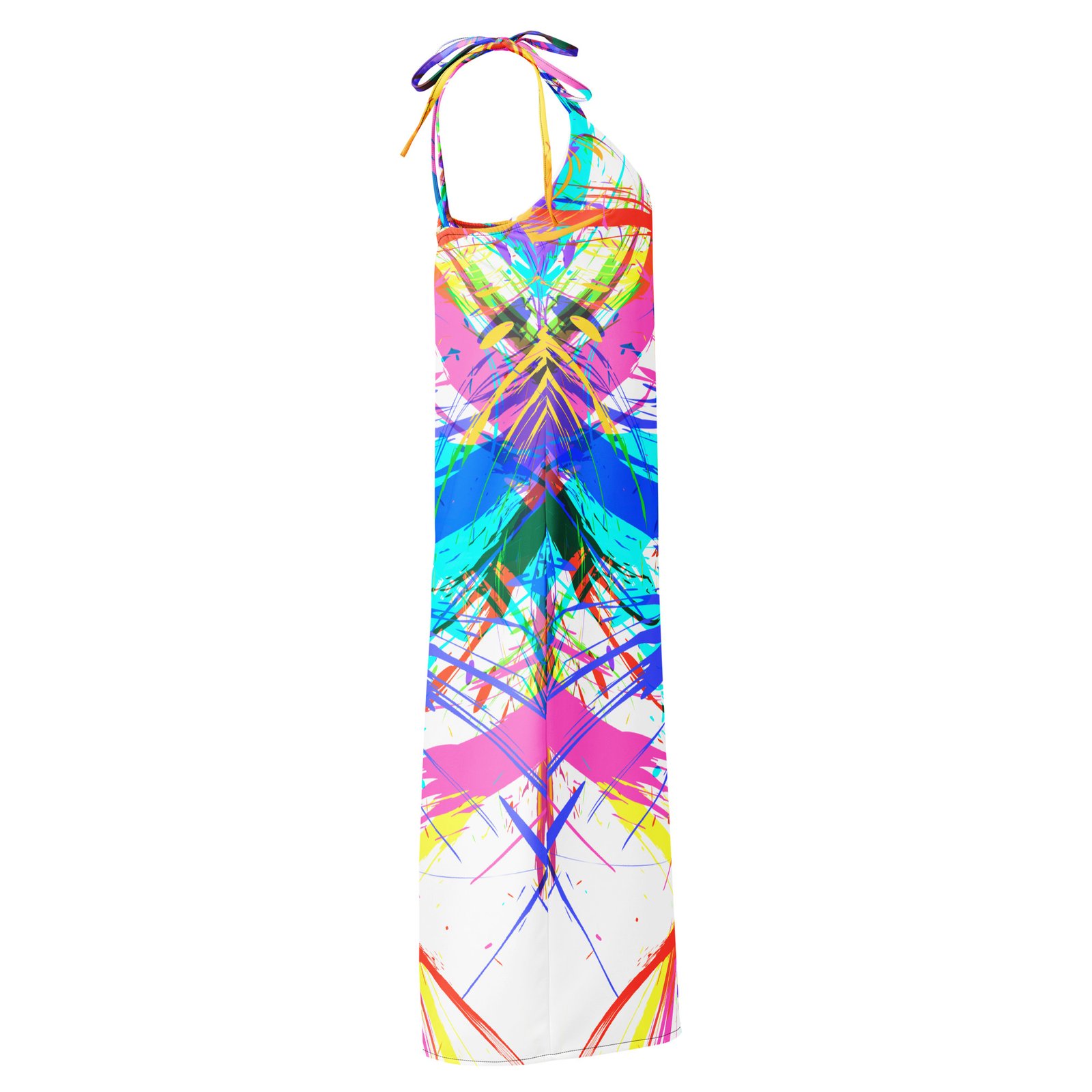 Vestido midi con tirantes ajustables "Happy paint" - Imagen 5